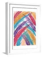 Paint Swatches Feathers-Beverly Dyer-Framed Art Print