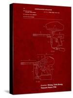 Paintball Gun Patent Art-Cole Borders-Stretched Canvas