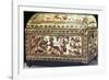 Painted and Inlaid Coffer from the Treasure of Tutankhamun, Ancient Egyptian, C1325 Bc-null-Framed Photographic Print