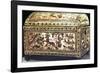 Painted and Inlaid Coffer from the Treasure of Tutankhamun, Ancient Egyptian, C1325 Bc-null-Framed Photographic Print
