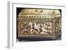 Painted and Inlaid Coffer from the Treasure of Tutankhamun, Ancient Egyptian, C1325 Bc-null-Framed Photographic Print