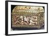 Painted and Inlaid Coffer from the Treasure of Tutankhamun, Ancient Egyptian, C1325 Bc-null-Framed Photographic Print