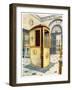 Painted and Lacquered Sedan Chair with Domed Top, 1911-1912-Edwin Foley-Framed Premium Giclee Print