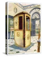 Painted and Lacquered Sedan Chair with Domed Top, 1911-1912-Edwin Foley-Stretched Canvas