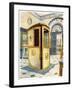 Painted and Lacquered Sedan Chair with Domed Top, 1911-1912-Edwin Foley-Framed Giclee Print