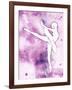 Painted Ballerina Mate-OnRei-Framed Art Print