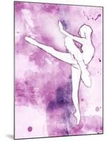 Painted Ballerina Mate-OnRei-Mounted Art Print