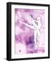 Painted Ballerina Mate-OnRei-Framed Art Print