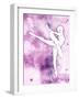 Painted Ballerina Mate-OnRei-Framed Art Print