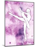 Painted Ballerina Mate-OnRei-Mounted Art Print