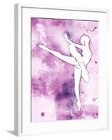 Painted Ballerina Mate-OnRei-Framed Art Print