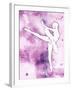 Painted Ballerina Mate-OnRei-Framed Art Print