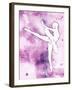 Painted Ballerina Mate-OnRei-Framed Art Print