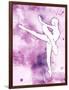 Painted Ballerina Mate-OnRei-Framed Art Print