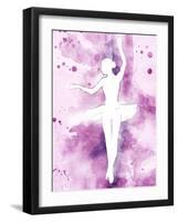 Painted Ballerina-OnRei-Framed Art Print