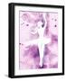 Painted Ballerina-OnRei-Framed Art Print