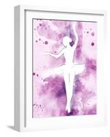 Painted Ballerina-OnRei-Framed Art Print