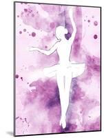 Painted Ballerina-OnRei-Mounted Art Print