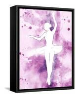 Painted Ballerina-OnRei-Framed Stretched Canvas