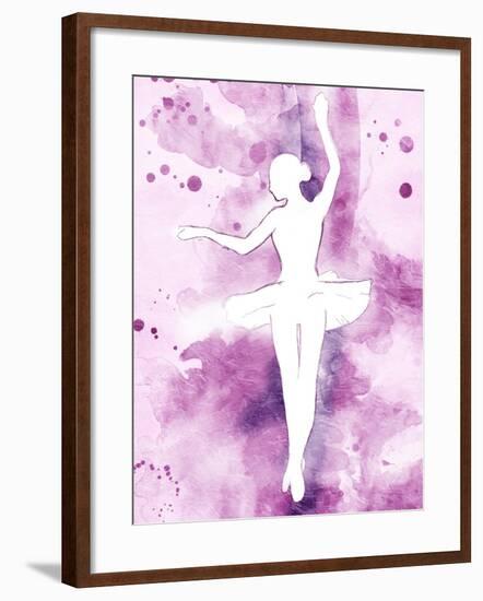 Painted Ballerina-OnRei-Framed Art Print