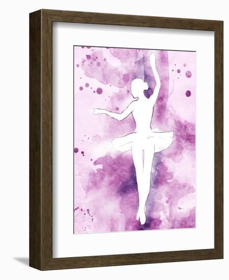 Painted Ballerina-OnRei-Framed Art Print