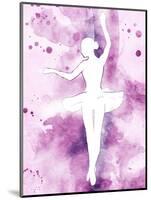 Painted Ballerina-OnRei-Mounted Art Print