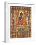 Painted Banner (Thangka) with the Medicine Buddha (Bhaishajyaguru), 14th Century-null-Framed Giclee Print