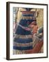 Painted Bas-Relief Depicting Goddess Hathor from the Valley of the Kings, Tomb of Seti I-null-Framed Giclee Print