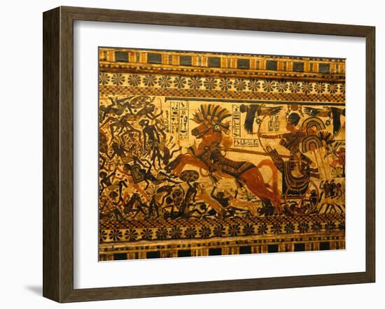 Painted Box, Tomb King Tutankhamun, Valley of the Kings, Egypt-Kenneth Garrett-Framed Photographic Print