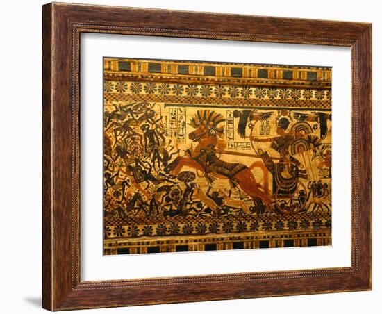 Painted Box, Tomb King Tutankhamun, Valley of the Kings, Egypt-Kenneth Garrett-Framed Photographic Print