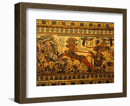 Painted Box, Tomb King Tutankhamun, Valley of the Kings, Egypt-Kenneth Garrett-Framed Photographic Print