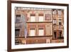 Painted Building Facades in the City of Lucerne, Switzerland, Europe-Julian Elliott-Framed Photographic Print