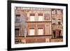 Painted Building Facades in the City of Lucerne, Switzerland, Europe-Julian Elliott-Framed Photographic Print