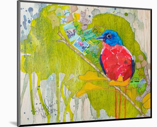 Painted Bunting-null-Mounted Art Print