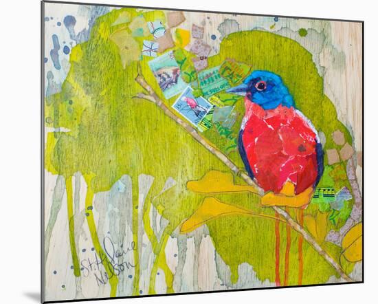 Painted Bunting-null-Mounted Art Print