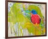 Painted Bunting-null-Framed Art Print