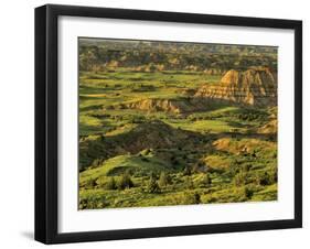 Painted Canyon after Storm in Theodore Roosevelt National Park, North Dakota, USA-Chuck Haney-Framed Photographic Print