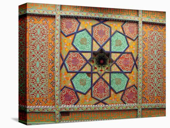 Painted Ceiling, Tash Khauli Palace, Khiva, Uzbekistan, Central Asia-Upperhall Ltd-Stretched Canvas