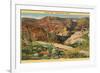 Painted Cliffs, Apache Trail, Arizona-null-Framed Premium Giclee Print