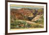 Painted Cliffs, Apache Trail, Arizona-null-Framed Premium Giclee Print