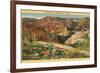 Painted Cliffs, Apache Trail, Arizona-null-Framed Premium Giclee Print