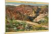 Painted Cliffs, Apache Trail, Arizona-null-Mounted Premium Giclee Print