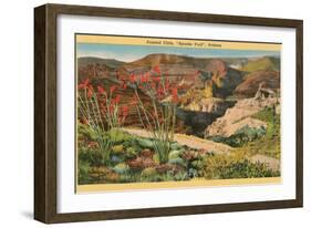 Painted Cliffs, Apache Trail, Arizona-null-Framed Art Print