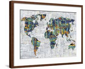 Painted Colour Map-Paul Duncan-Framed Giclee Print