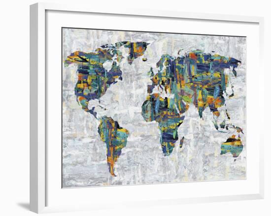 Painted Colour Map-Paul Duncan-Framed Giclee Print