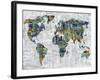 Painted Colour Map-Paul Duncan-Framed Giclee Print