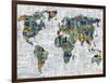 Painted Colour Map-Paul Duncan-Framed Giclee Print