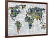 Painted Colour Map-Paul Duncan-Framed Giclee Print