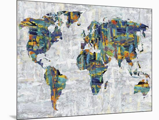 Painted Colour Map-Paul Duncan-Mounted Giclee Print