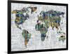 Painted Colour Map-Paul Duncan-Framed Giclee Print